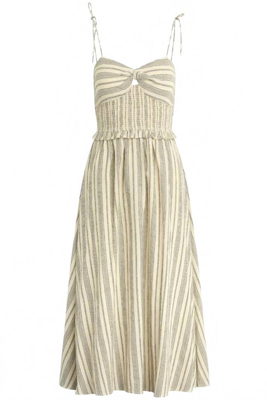 NEW BILA77 women's dale midi dress in rh oyster